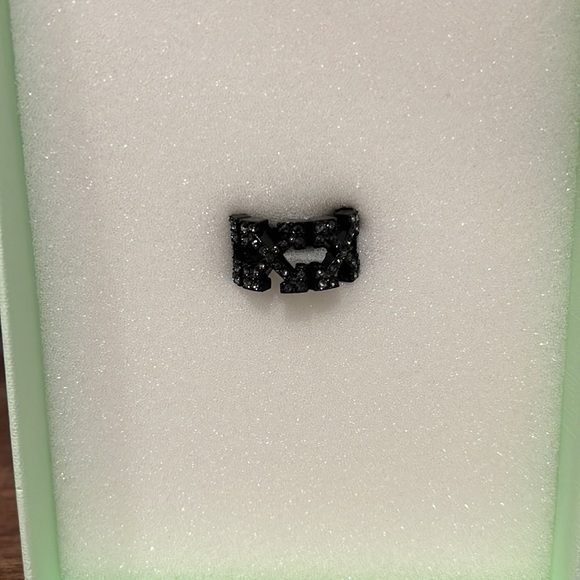 Off-White Multi Arrow Black Crystal Ring size EU 54 US 7.25 - Picture 3 of 6